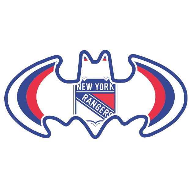 New York Rangers Batman Logo iron on transfers
